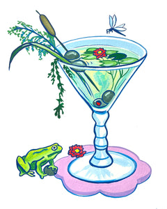 Dirty Swamp Martini