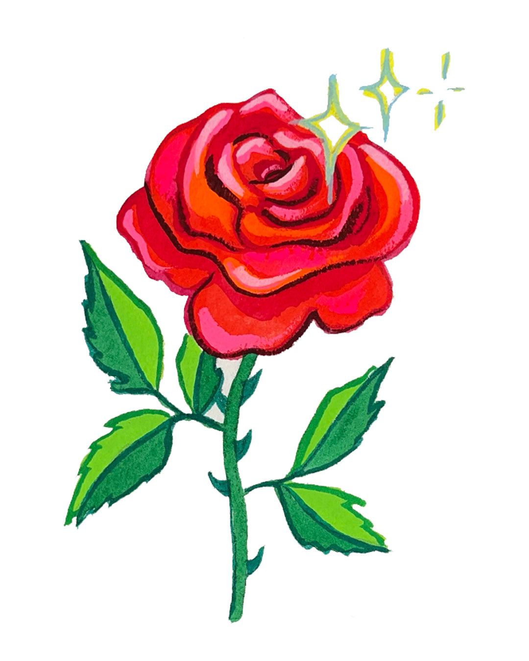Roses Paint Kit