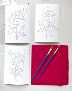 Roses Paint Kit